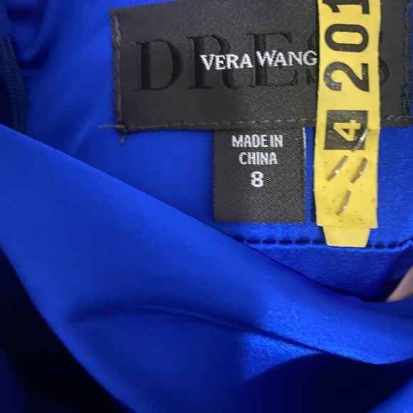 Vera Wang evening gown size 8, royal blue - Picture 4 of 5